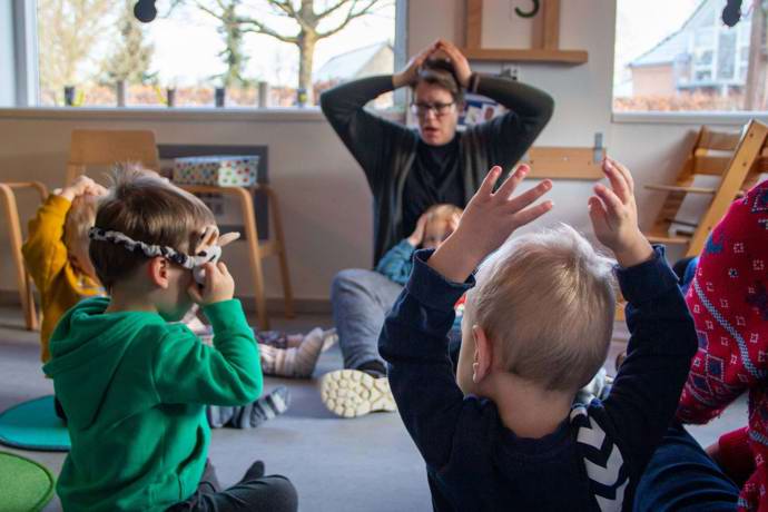 samling i vuggestuen