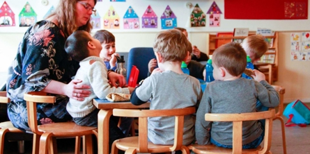 spisning i Børnehaven Næshøj